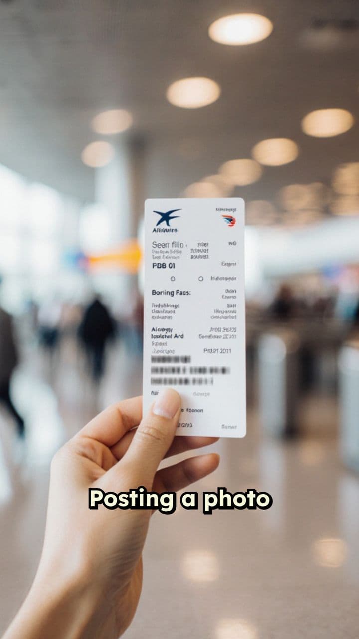 Beware of Sharing Boarding Passes Online