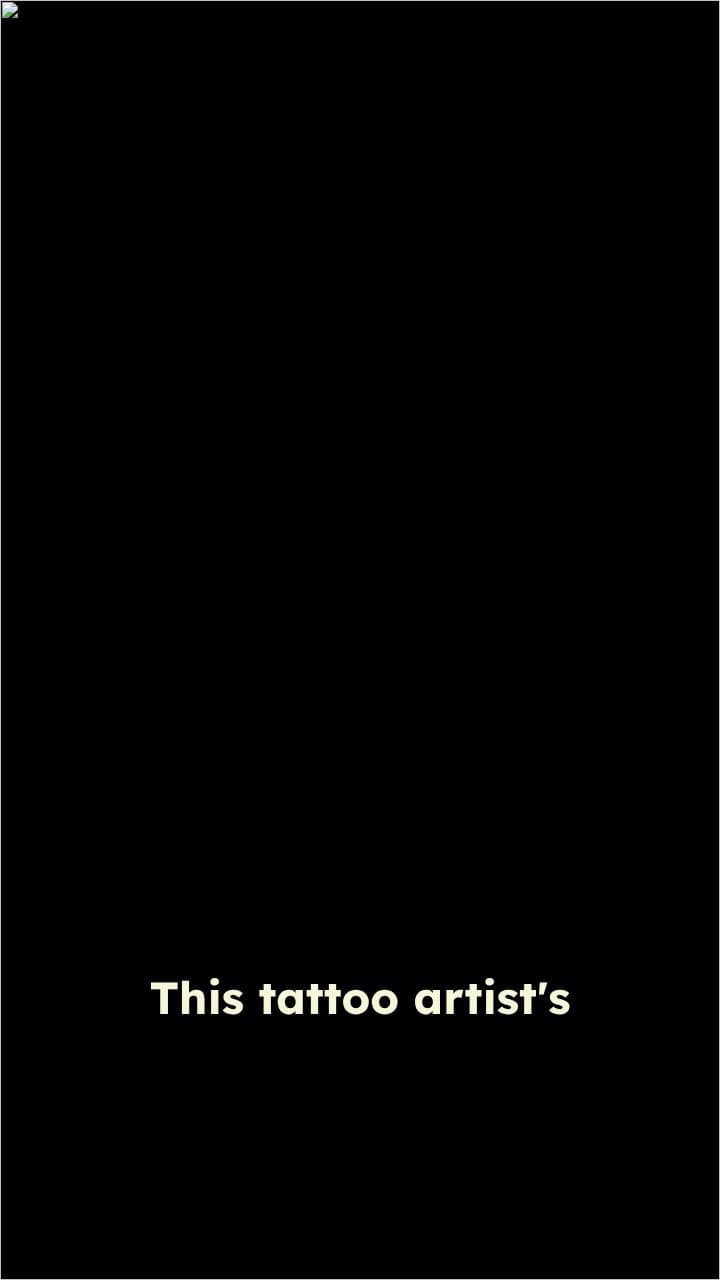 Tattoo Artist's Captivating Transformation