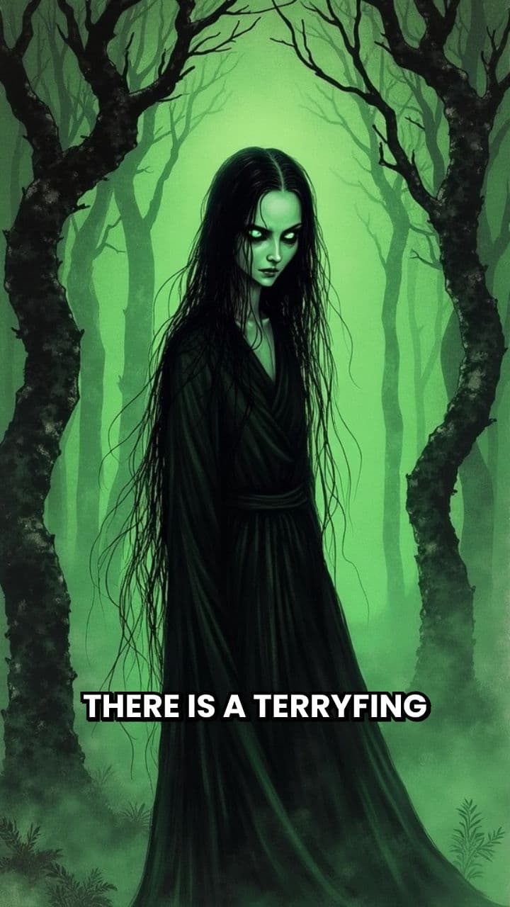 Terrifying Woman in the Forest