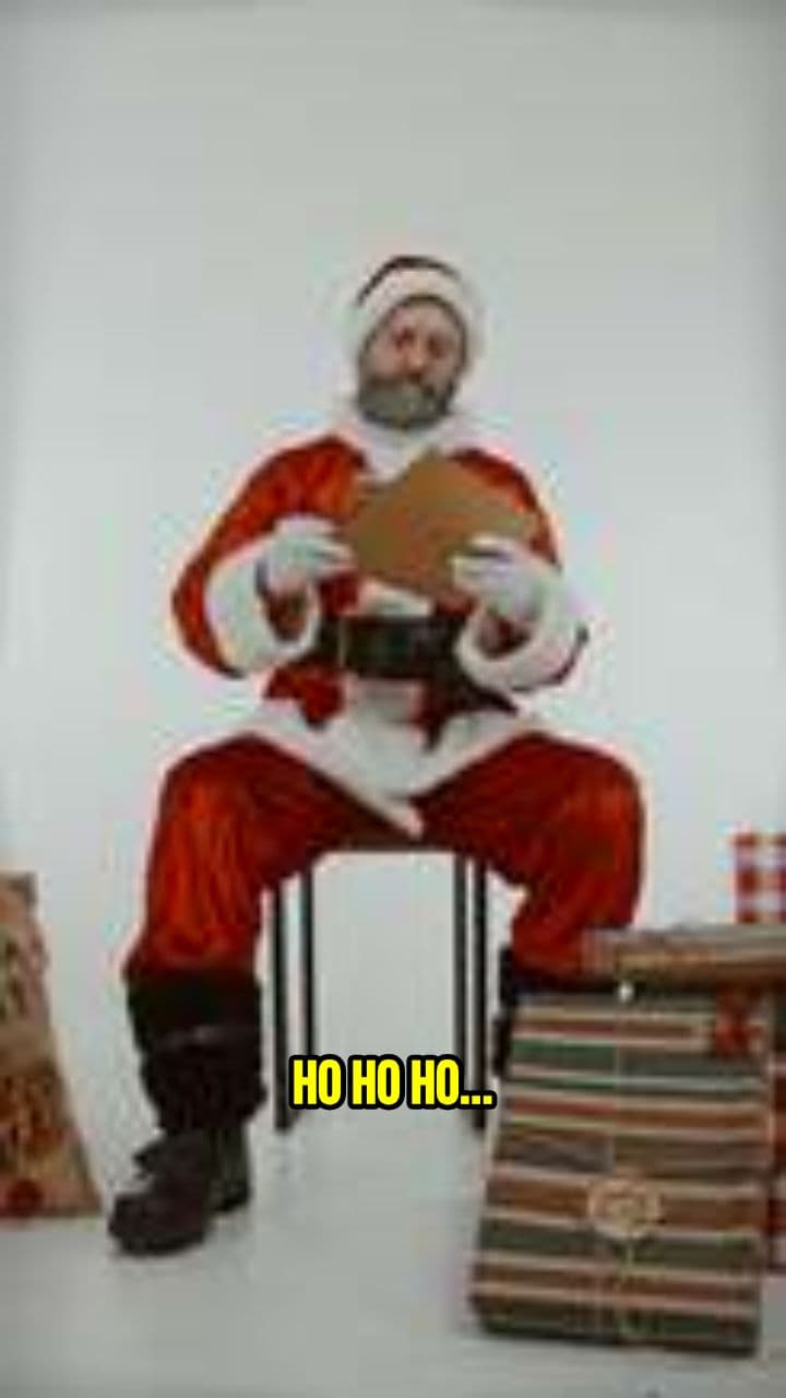 Santa's Stern Warning