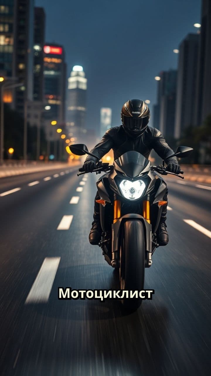 Ночная гонка в городе