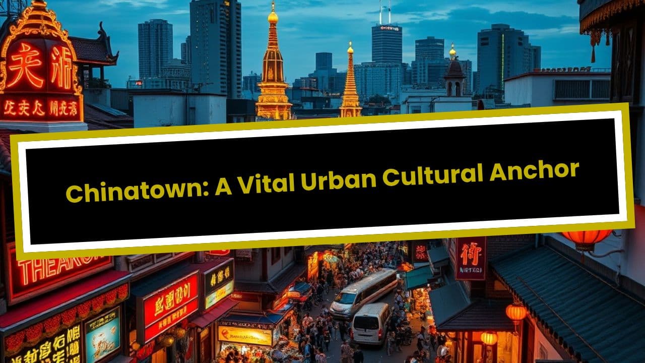 Chinatown: A Vital Urban Cultural Anchor