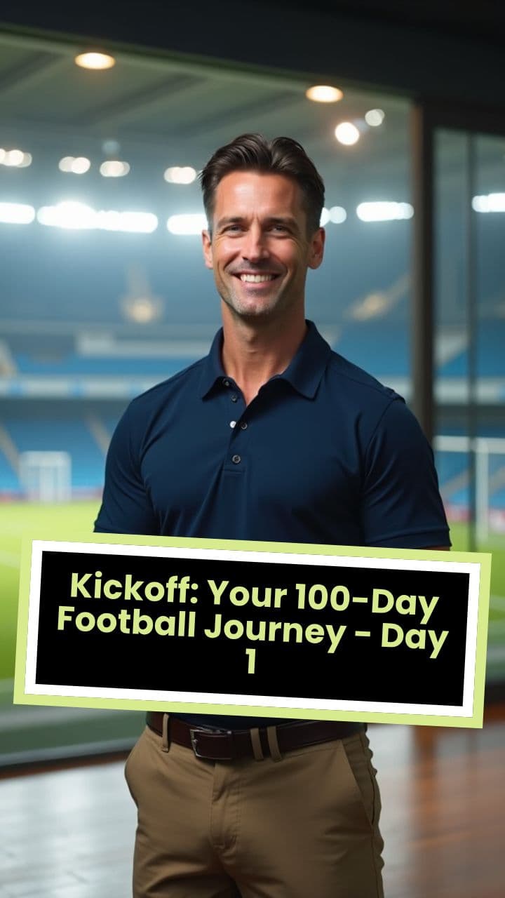 Kickoff: Your 100-Day Football Journey - Day 1