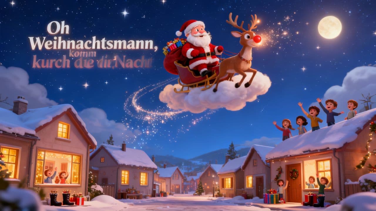 Oh Weihnachtsmann, komm durch die Nacht