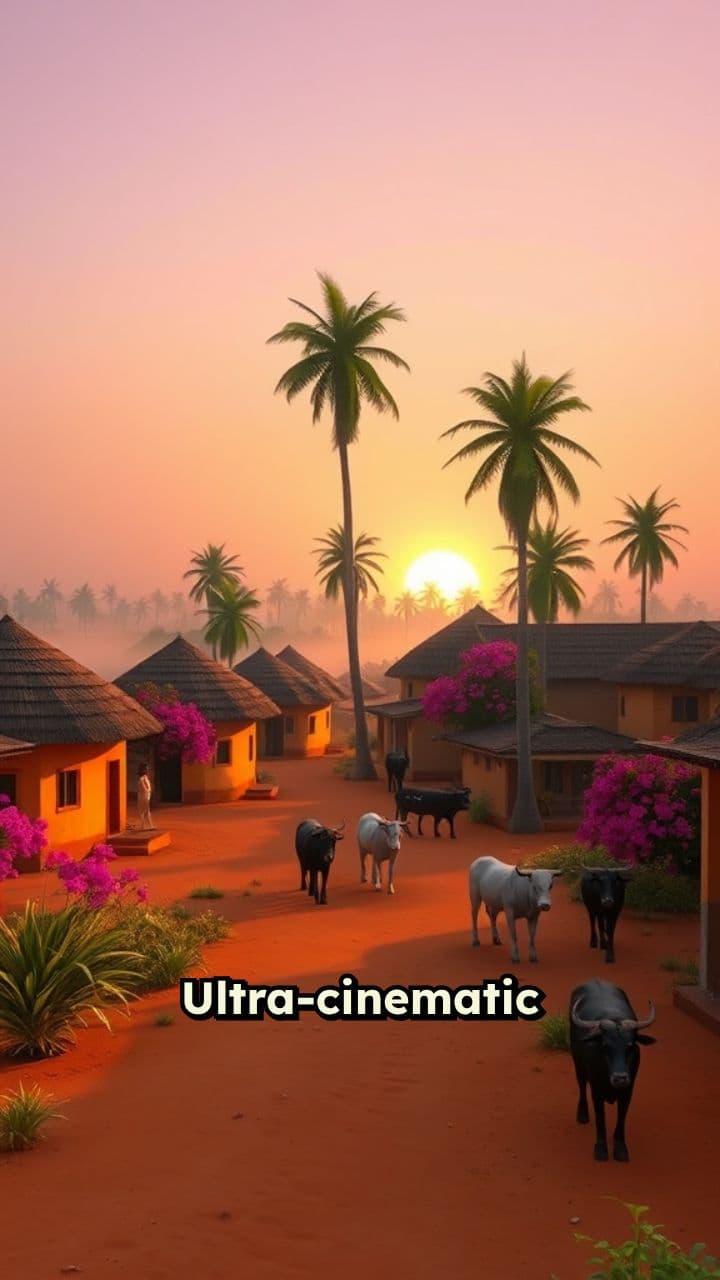 Hanuman Ji Planting at Sunrise