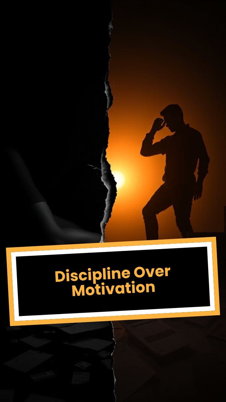 Discipline Over Motivation