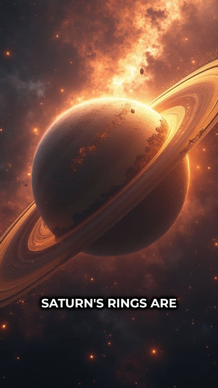 Saturn's Rings: A Cosmic Countdown