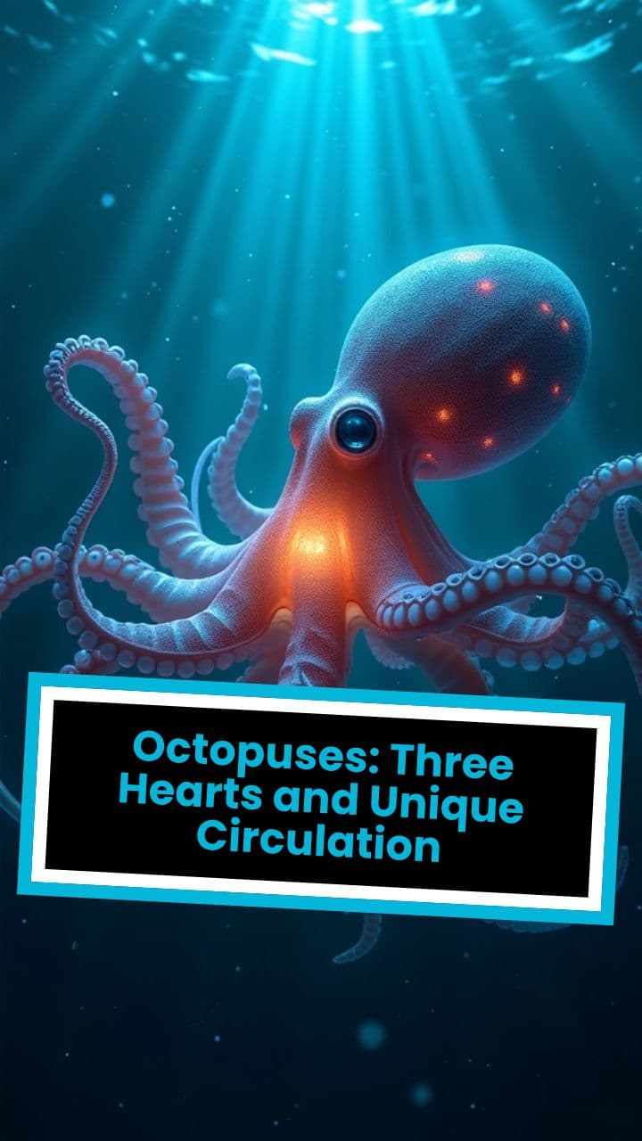 Octopuses: Three Hearts and Unique Circulation