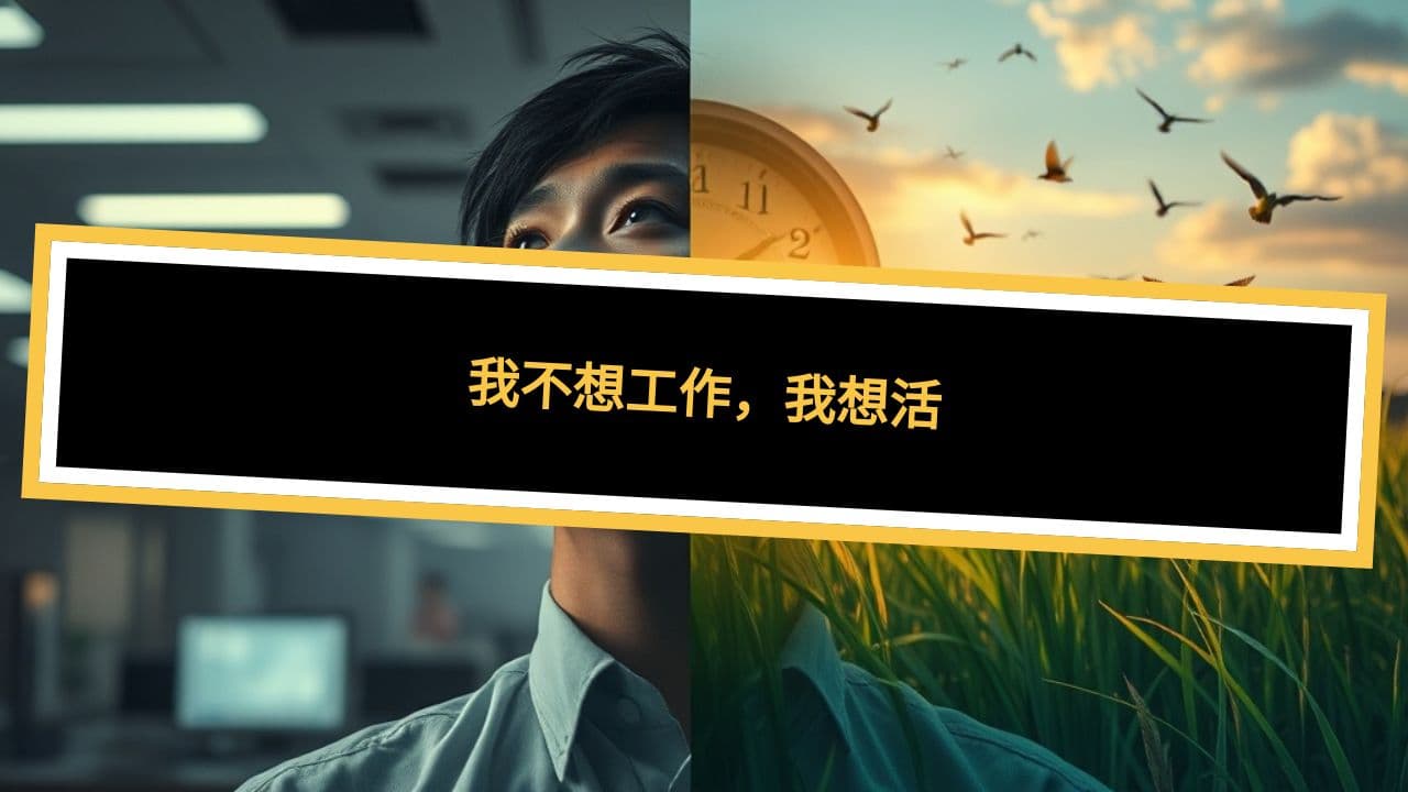 我不想工作，我想活
