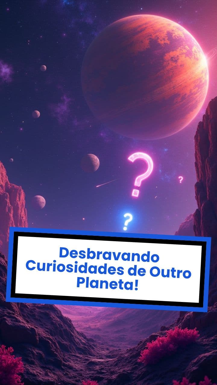 Desbravando Curiosidades de Outro Planeta!