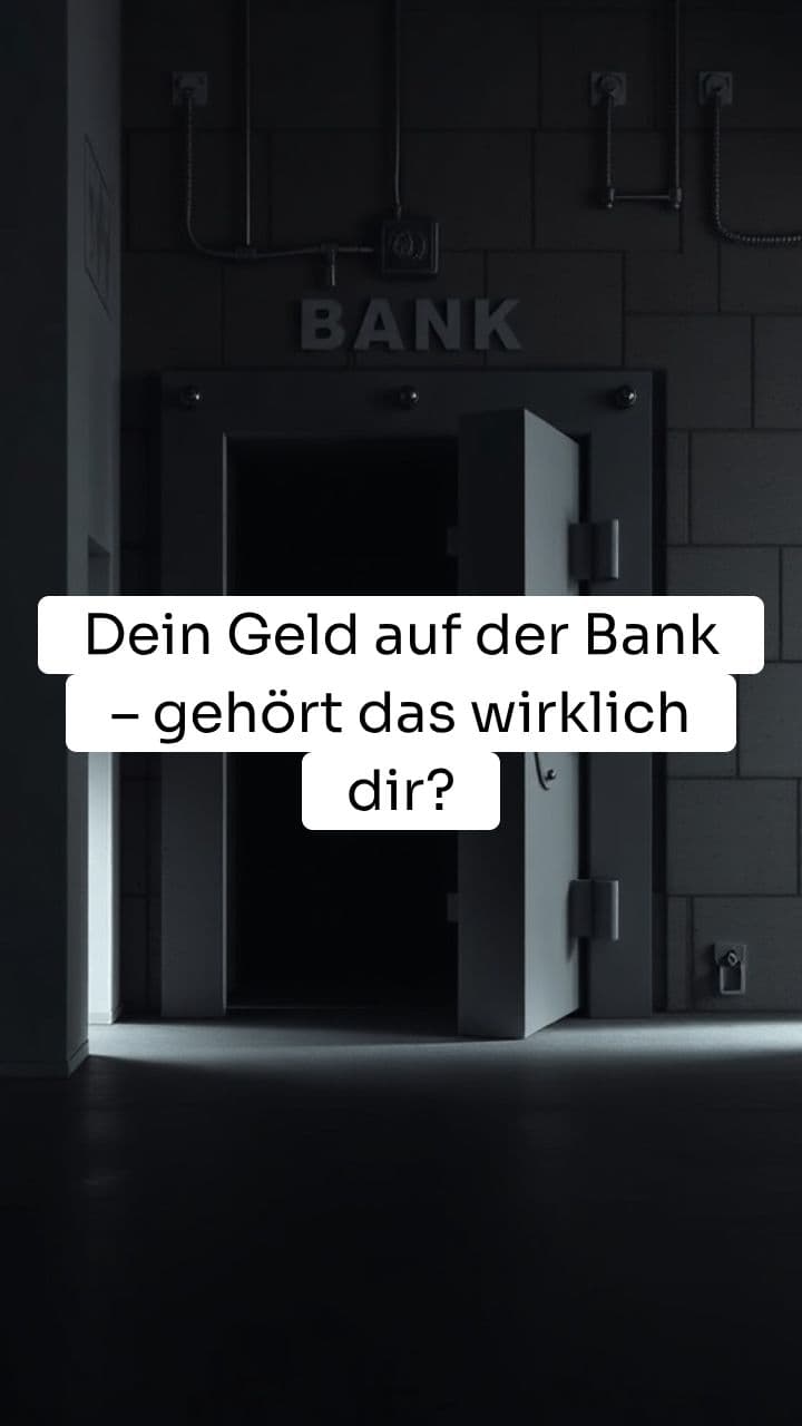 Dein Geld auf der Bank