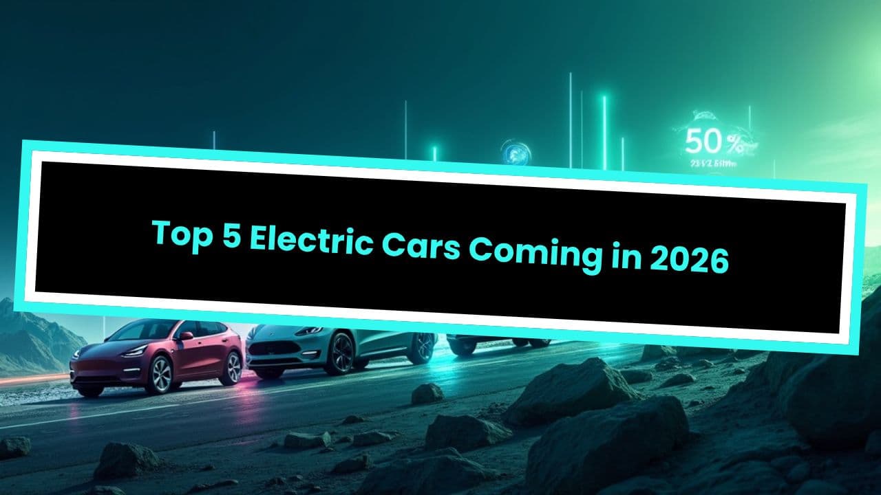 Top 5 Electric Cars Coming in 2026