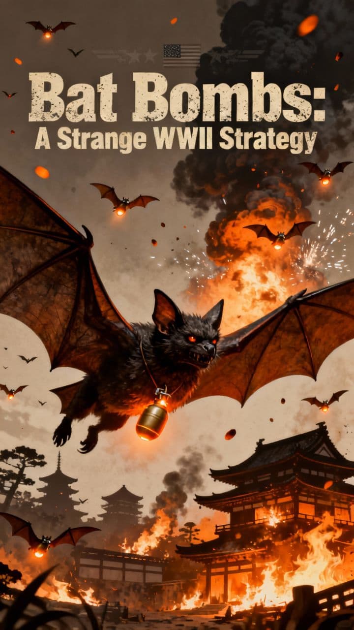 Bat Bombs: A Strange WWII Strategy