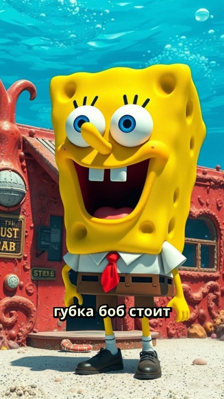 Губка Боб и странные слова