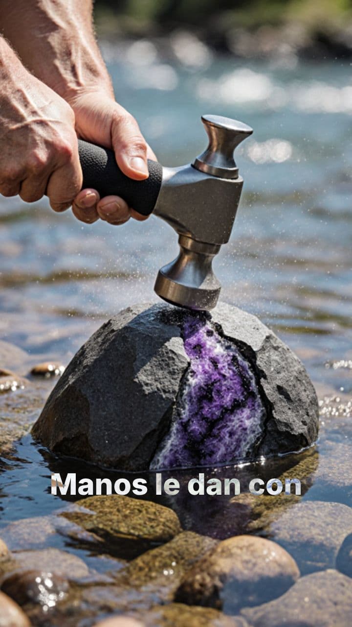 Roca y charoita en ASMR