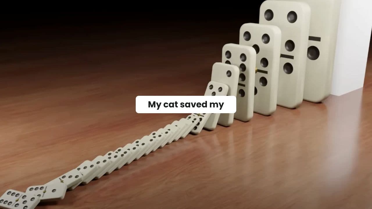 Cat Saves Dog from Choking