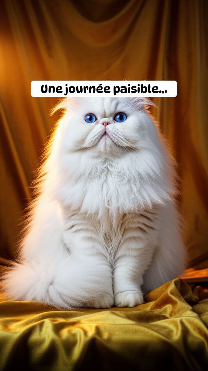 Le Chat Persan et la Souris Courageuse
