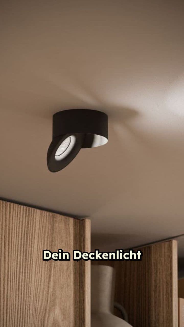 Flexibles Deckenlicht für jeden Raum