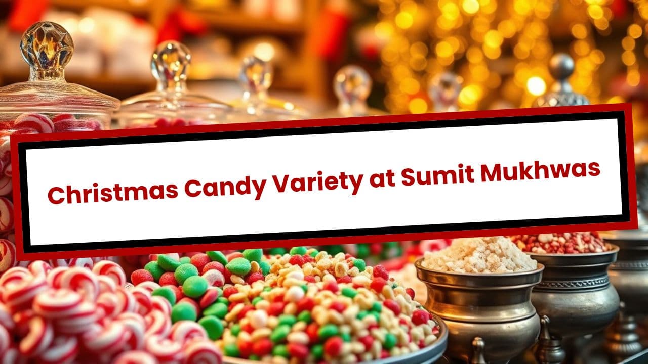 Christmas Candy Variety at Sumit Mukhwas