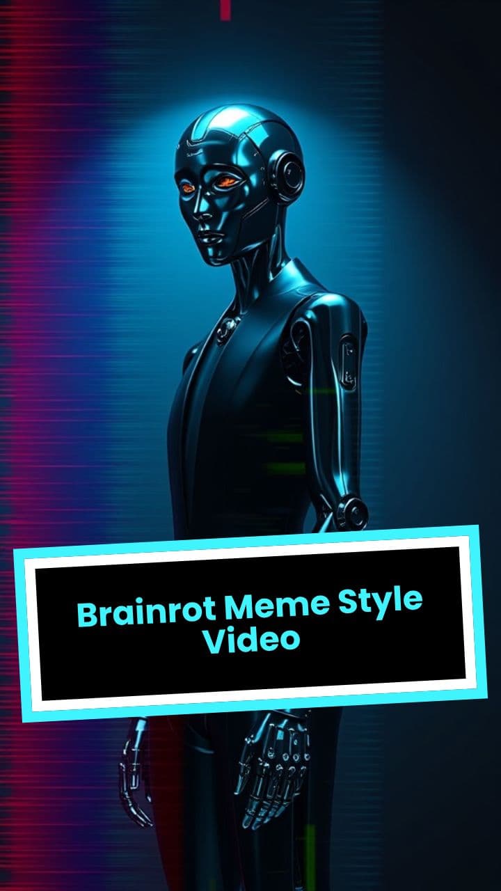 Brainrot Meme Style Video