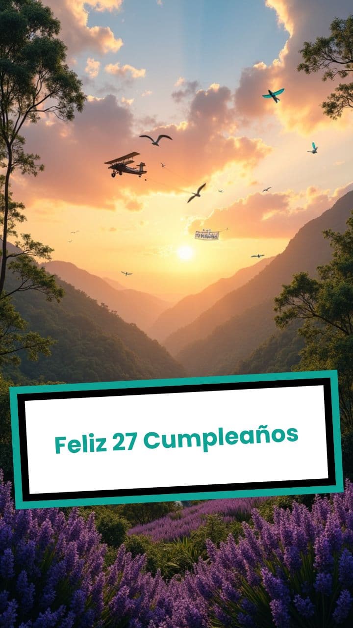 Feliz 27 Cumpleaños