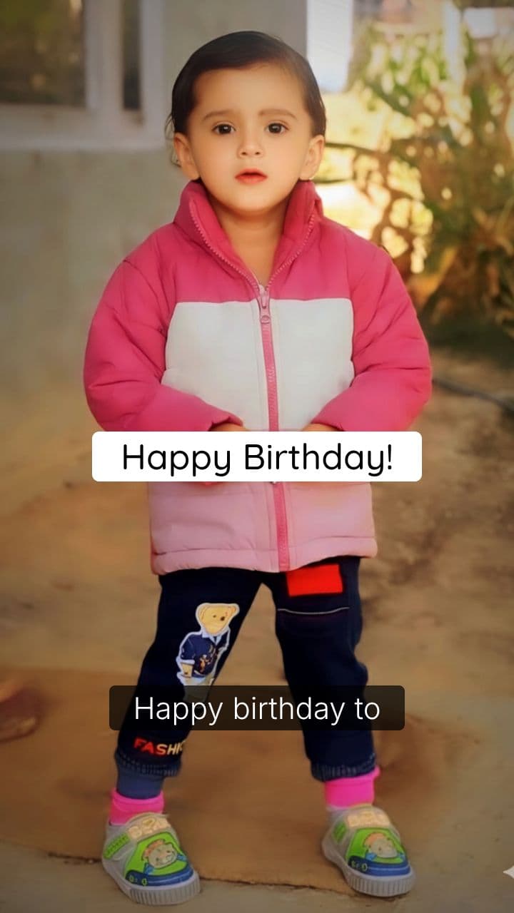 Happy Birthday Little Star!