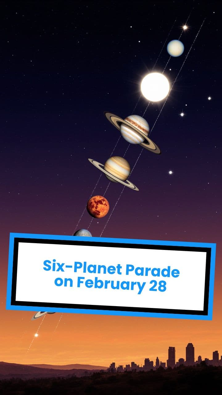 Six-Planet Parade on February 28