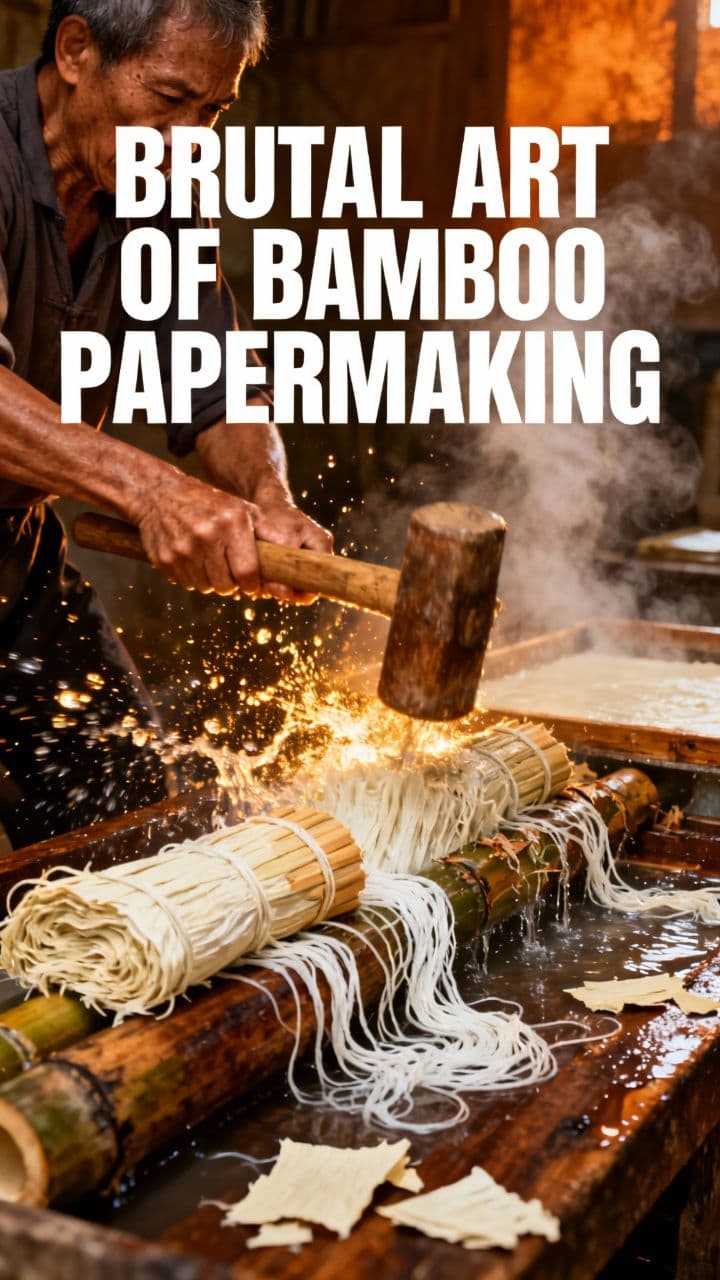 Brutal Art of Bamboo Papermaking