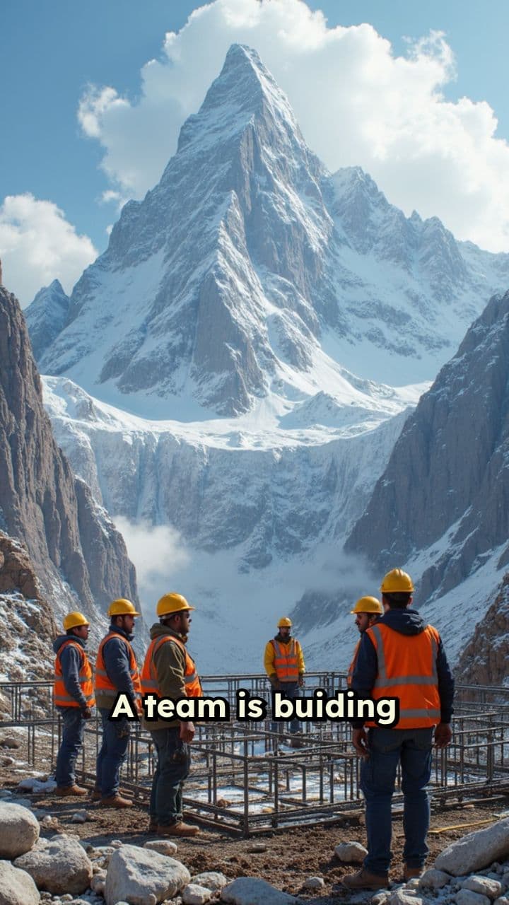 Trampoline Foundation for Mountain Jumps