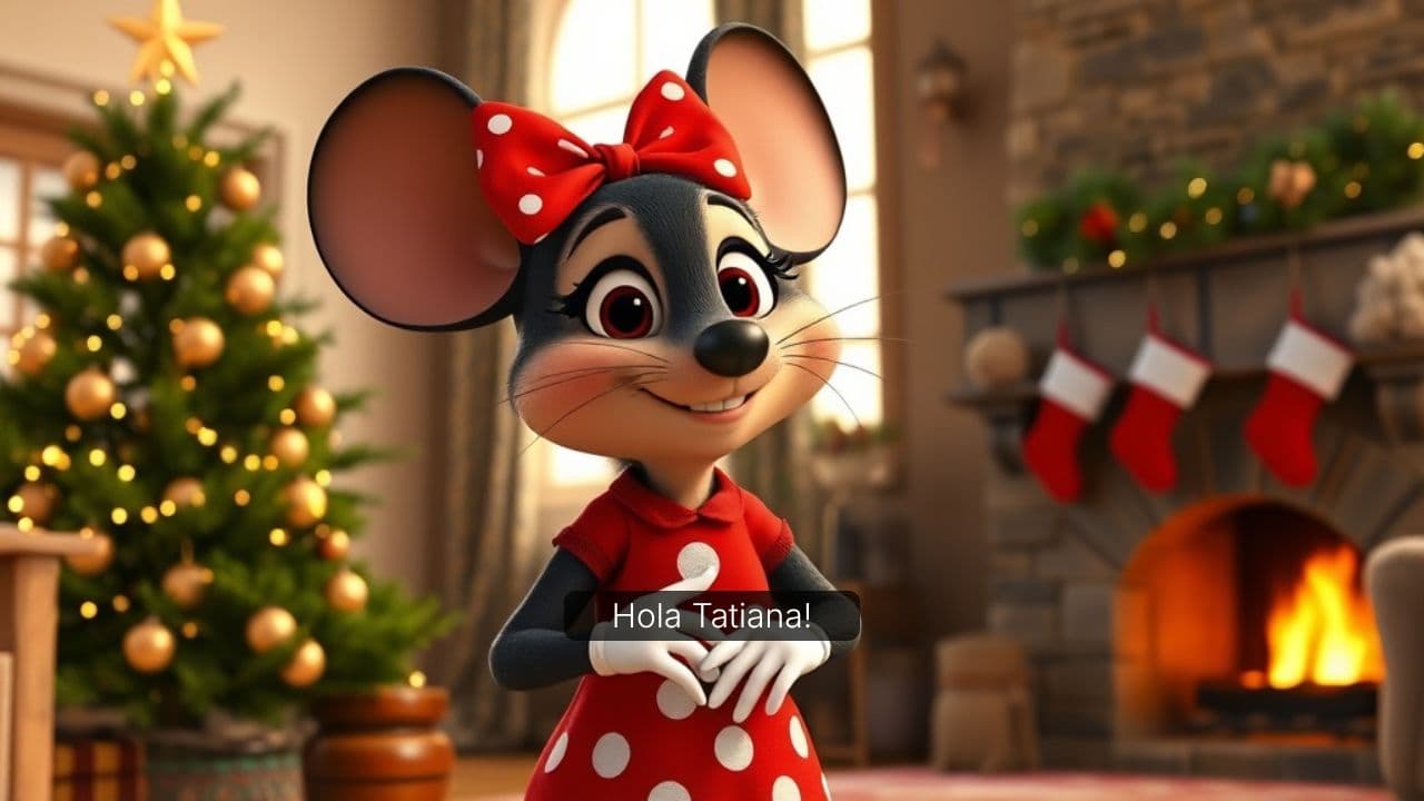 Missatge de Nadal de Minnie per a la Tatiana