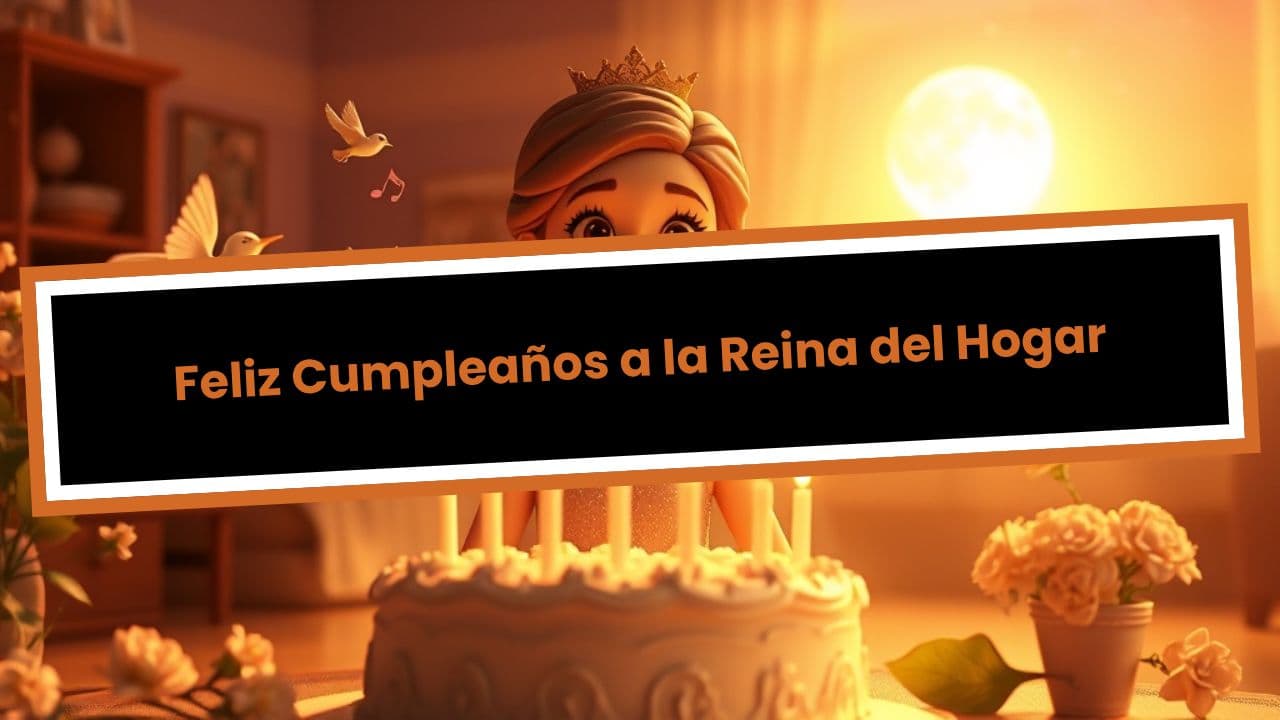 Feliz Cumpleaños a la Reina del Hogar