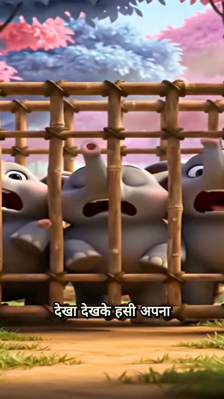 अपना जवला उसने हटाया सारे हाथी मिल दे खुदने लगे