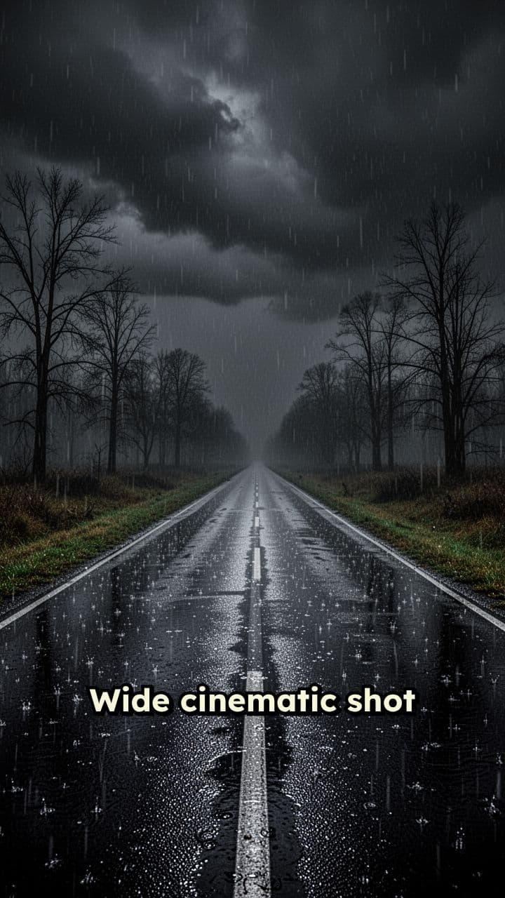 Rainlit Roadside Despair