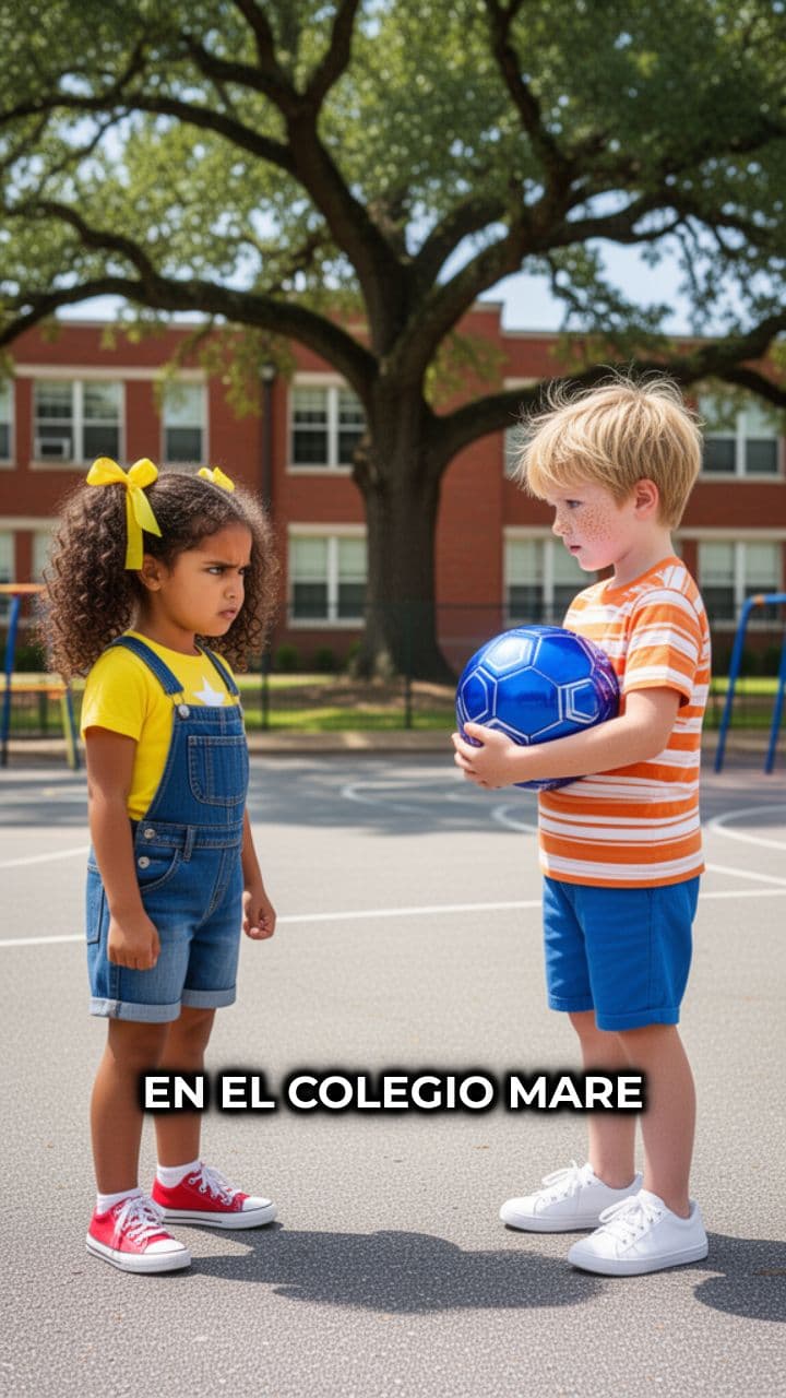 Aprendiendo a compartir en el recreo