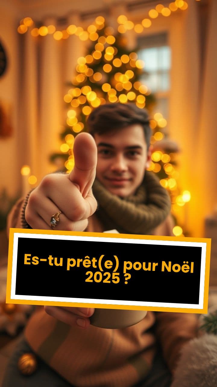 Es-tu prêt(e) pour Noël 2025 ?