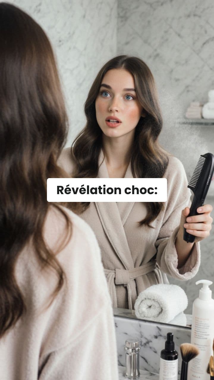 Peigne électrique révolutionnaire pour cheveux