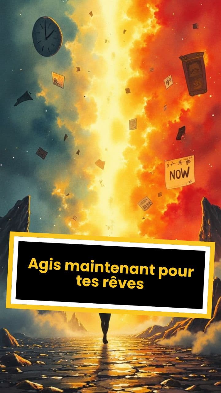 Agis maintenant pour tes rêves