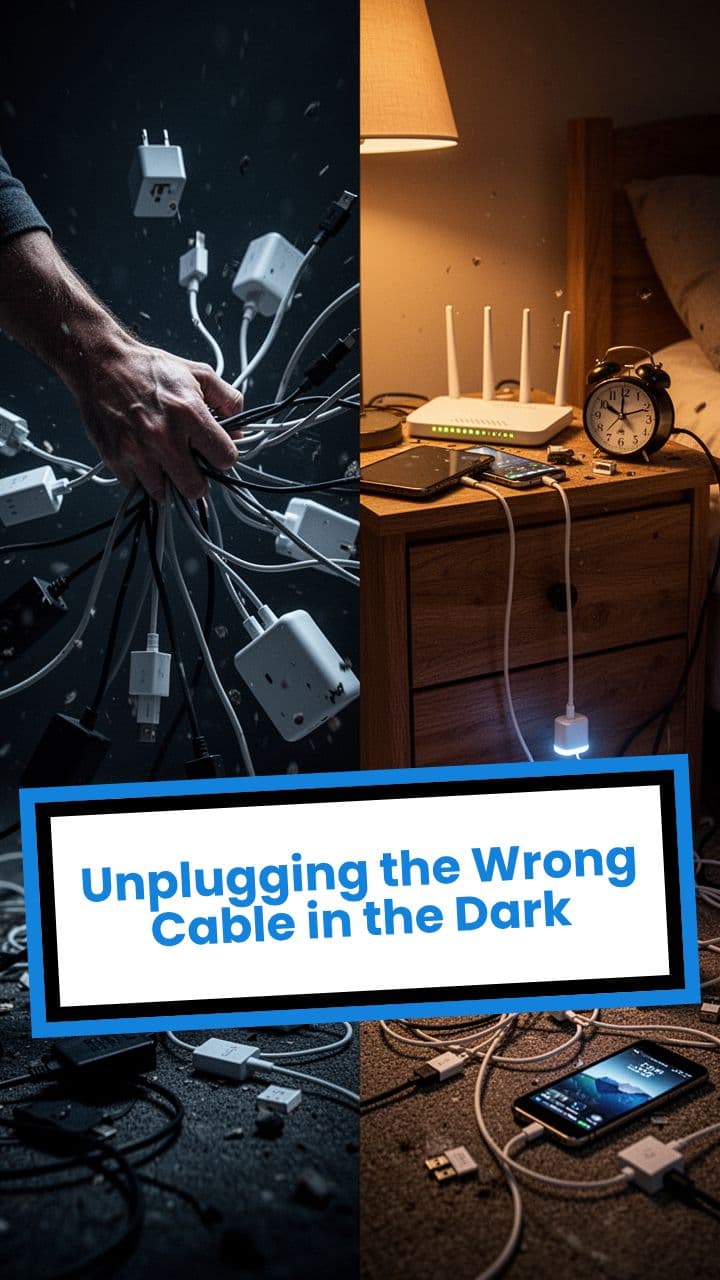 Unplugging the Wrong Cable in the Dark
