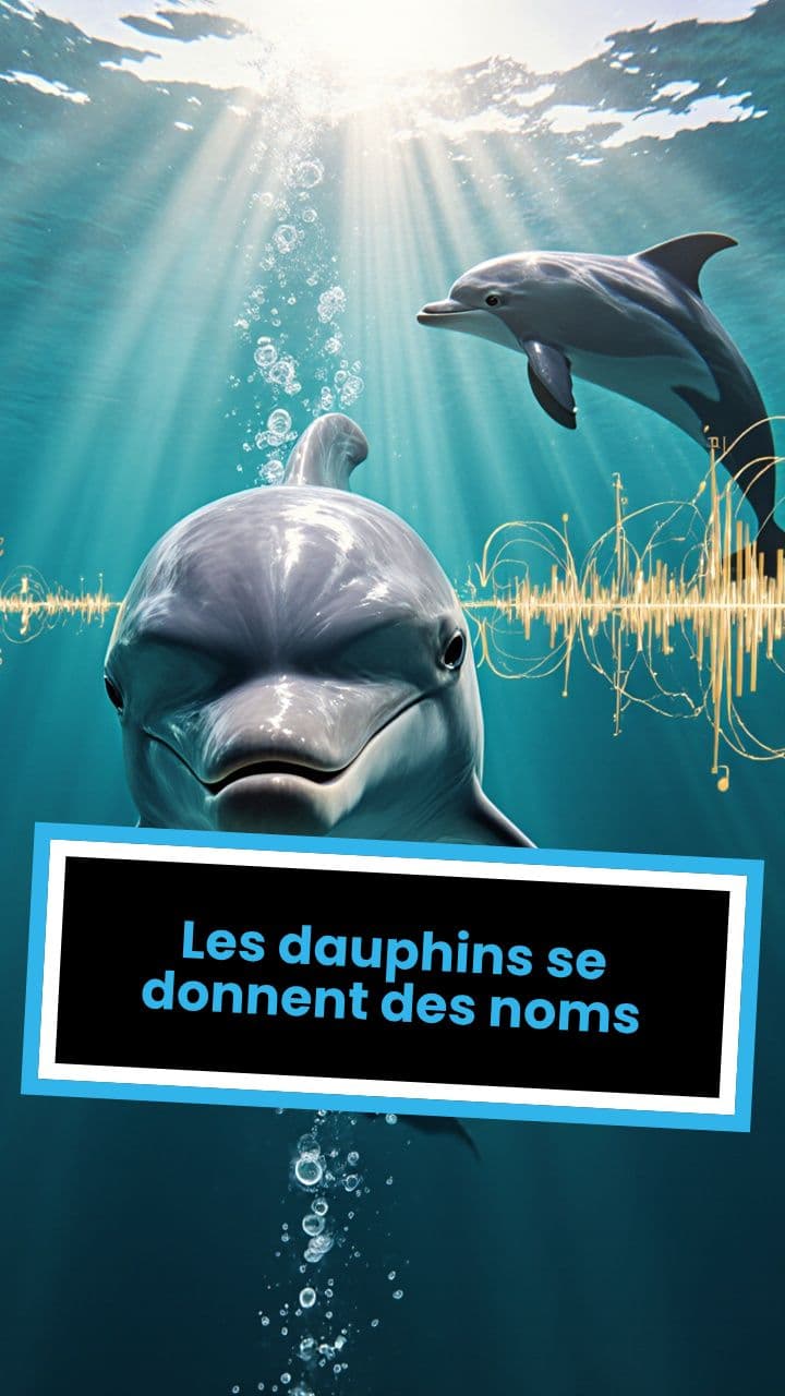 Les dauphins se donnent des noms