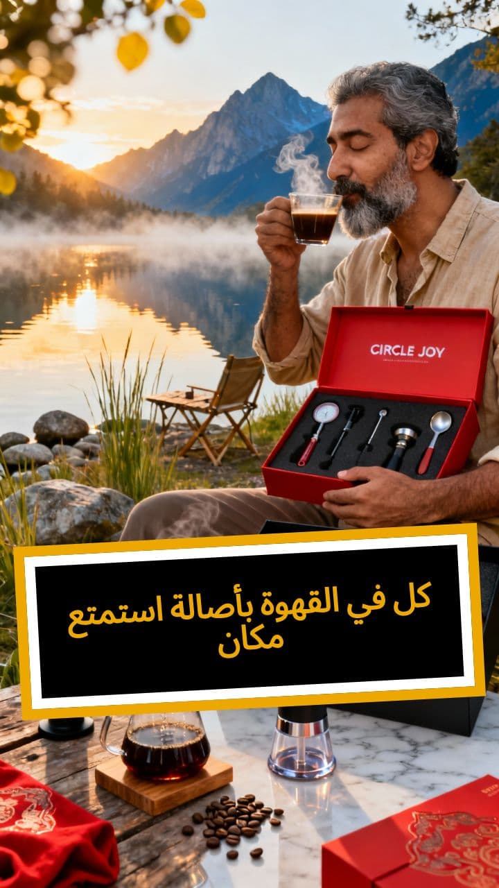 استمتع بأصالة القهوة في كل مكان