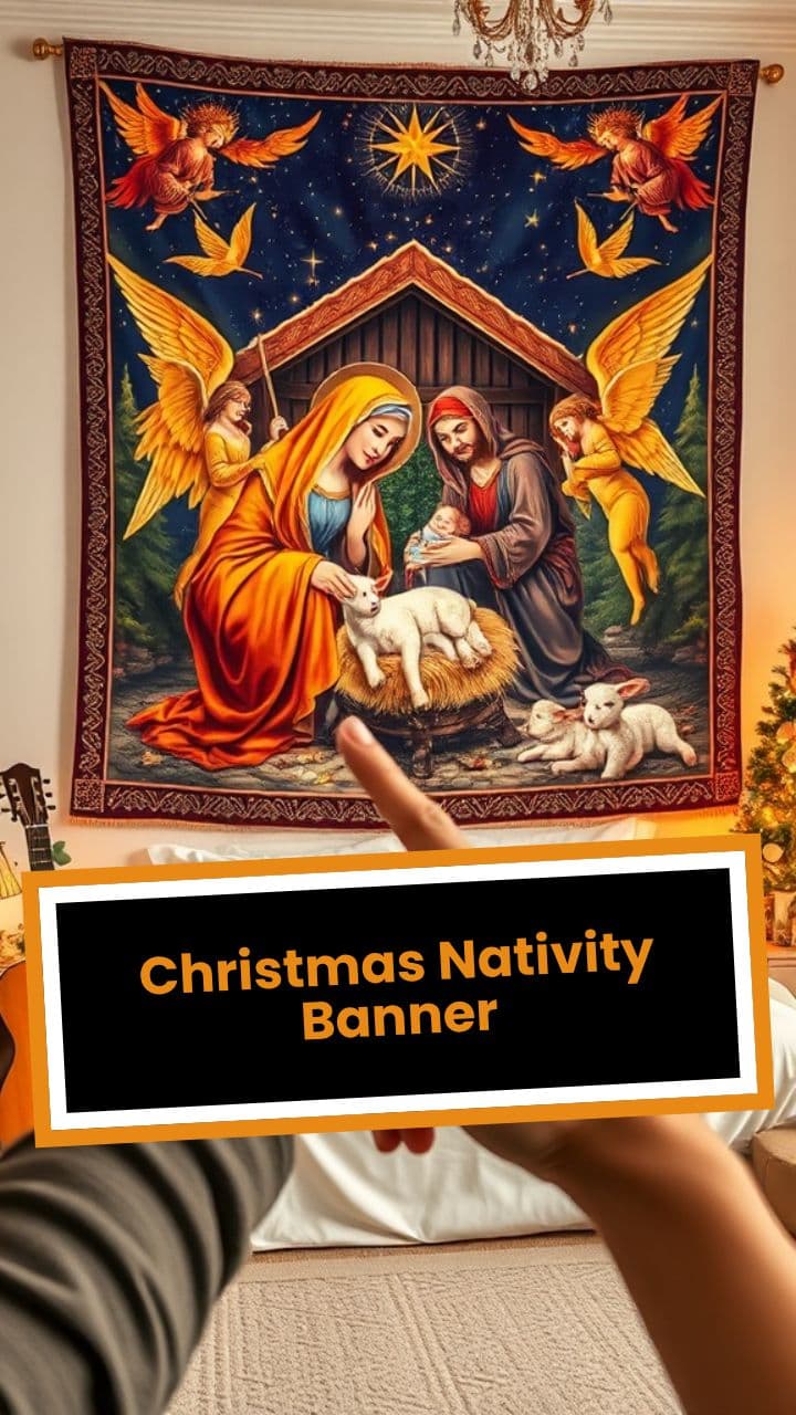 Christmas Nativity Banner