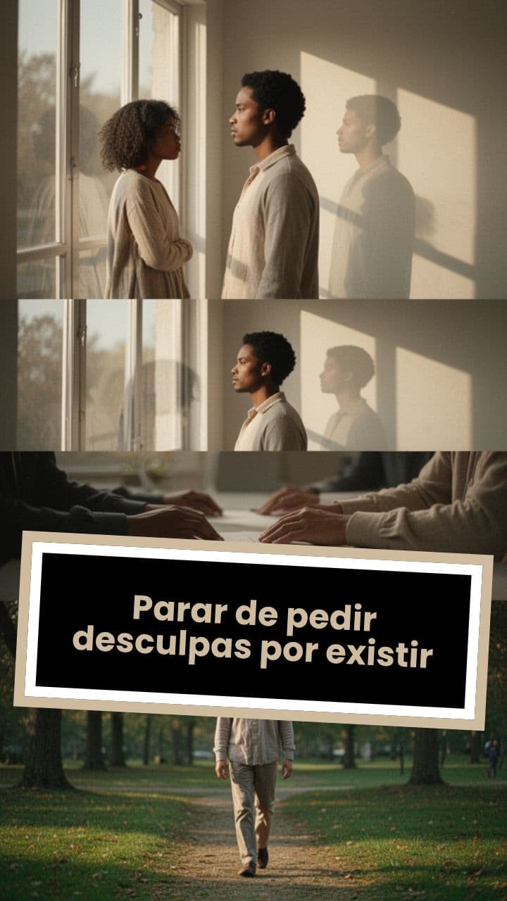 Parar de pedir desculpas por existir