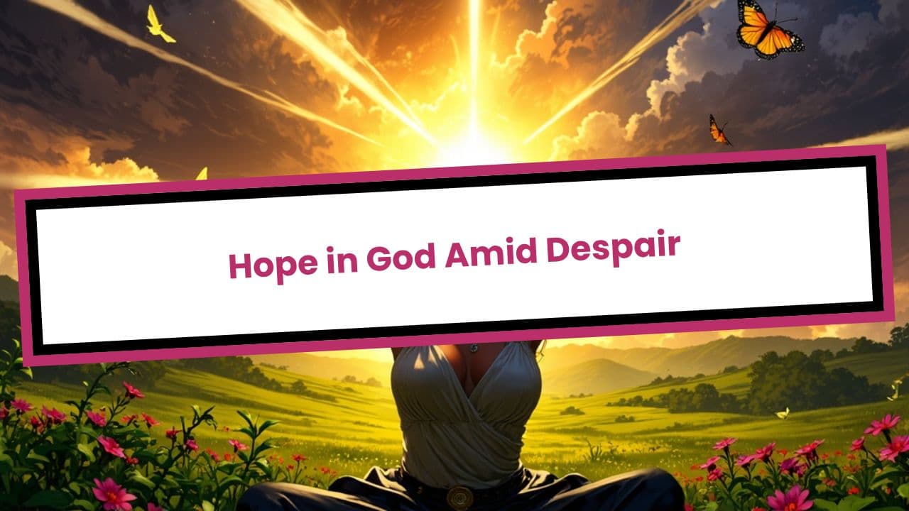Psalm 42 Hope in God Amid Despair