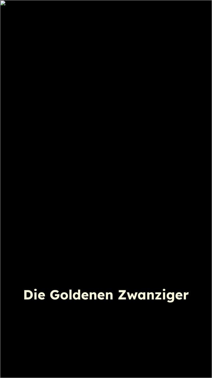 Die trügerischen Goldenen Zwanziger