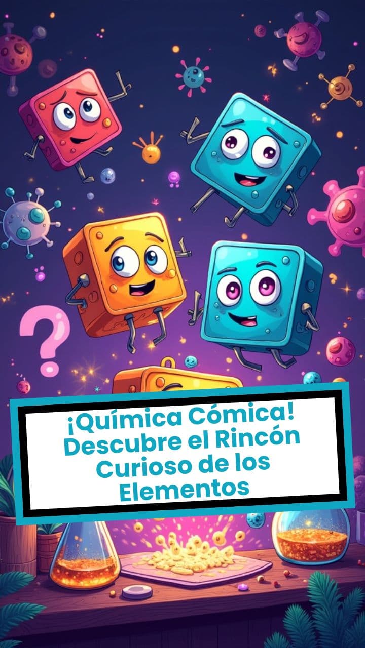 Quizz 🧠❓¡Química Cómica! Descubre el Rincón Curioso de los Elementos