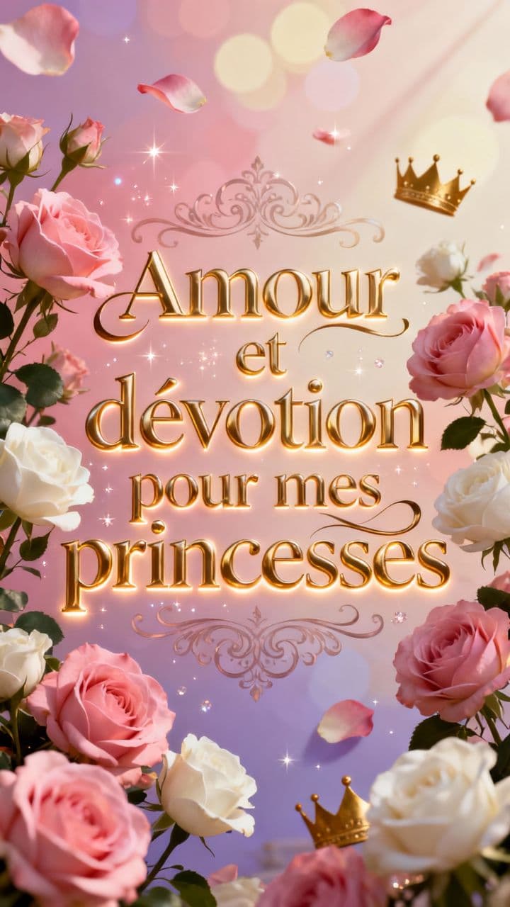 Amour et dévotion pour mes princesses