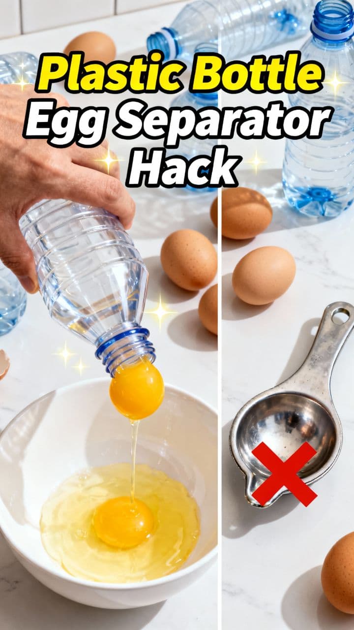 Plastic Bottle Egg Separator Hack