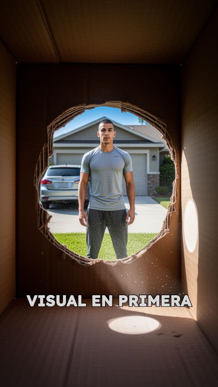 Desde una caja en el maletero