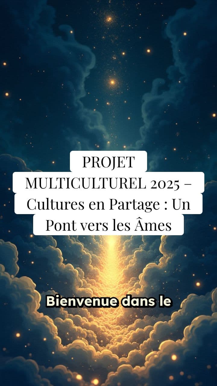 PROJET MULTICULTUREL 2025 – Cultures en Partage : Un Pont vers les Âmes