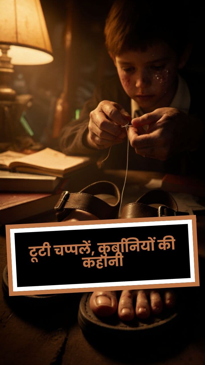 टूटी चप्पलें, कुर्बानियों की कहानी